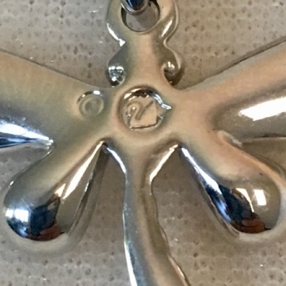 Vintage Swarovski Necklace with Dragonfly Pendant - Picture 3 of 5
